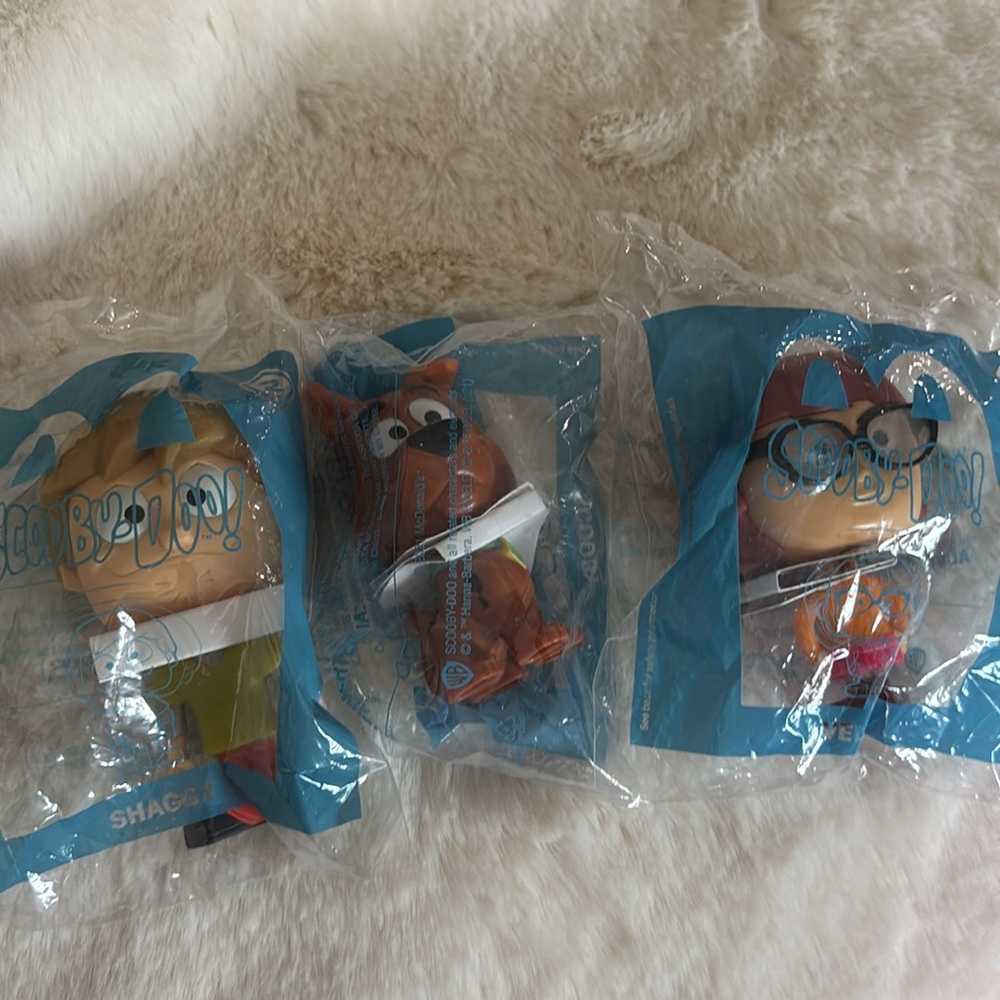 Scooby-Doo McDonald’s Happy Meal Toys Sealed Set of 3 Shaggy Velma Scooby